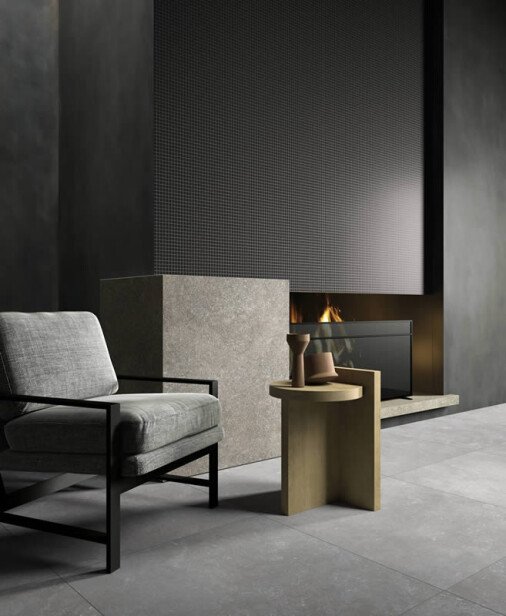 KRONOS - rivestimento-camino-decoro-metallo